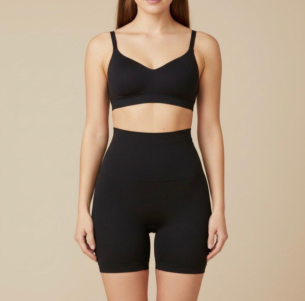 LuxeSculpt High-Waist Tummy & Thigh Shaper