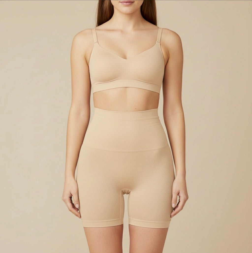 LuxeSculpt High-Waist Tummy & Thigh Shaper