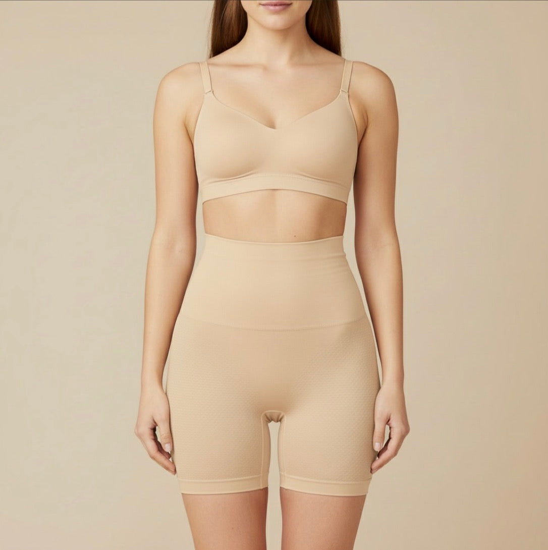 LuxeSculpt High-Waist Tummy & Thigh Shaper